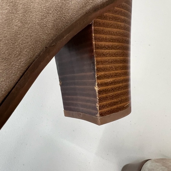 Sarto Franco Sarto Frannie Tan Suede Boots Size 8 - Picture 10 of 12